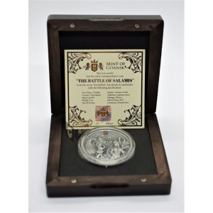 Niue 2019 Battle of Salamis Sea Battles 2 Oz Silver Coin