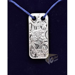 Butterfly Pendant  Proof  Swarovski Butterfly Insert - 2020 Niue