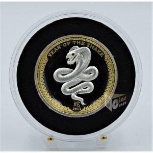 Year of the Snake 1 Oz Proof Ultra High Relief - 2013 Palau