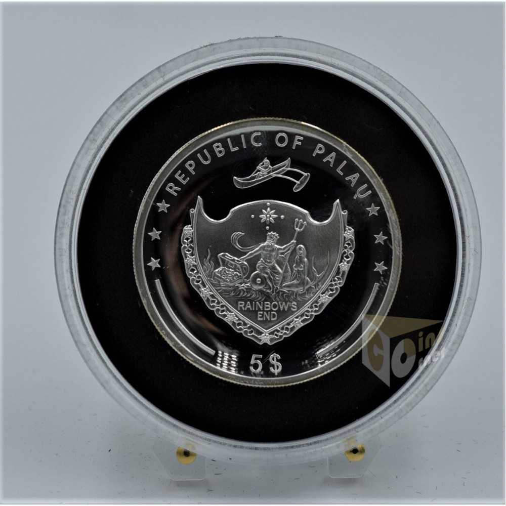 Year of the Snake 1 Oz Proof Ultra High Relief - 2013 Palau