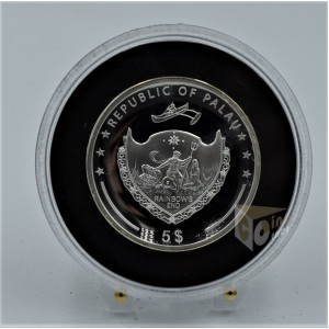 Year of the Snake 1 Oz Proof Ultra High Relief - 2013 Palau