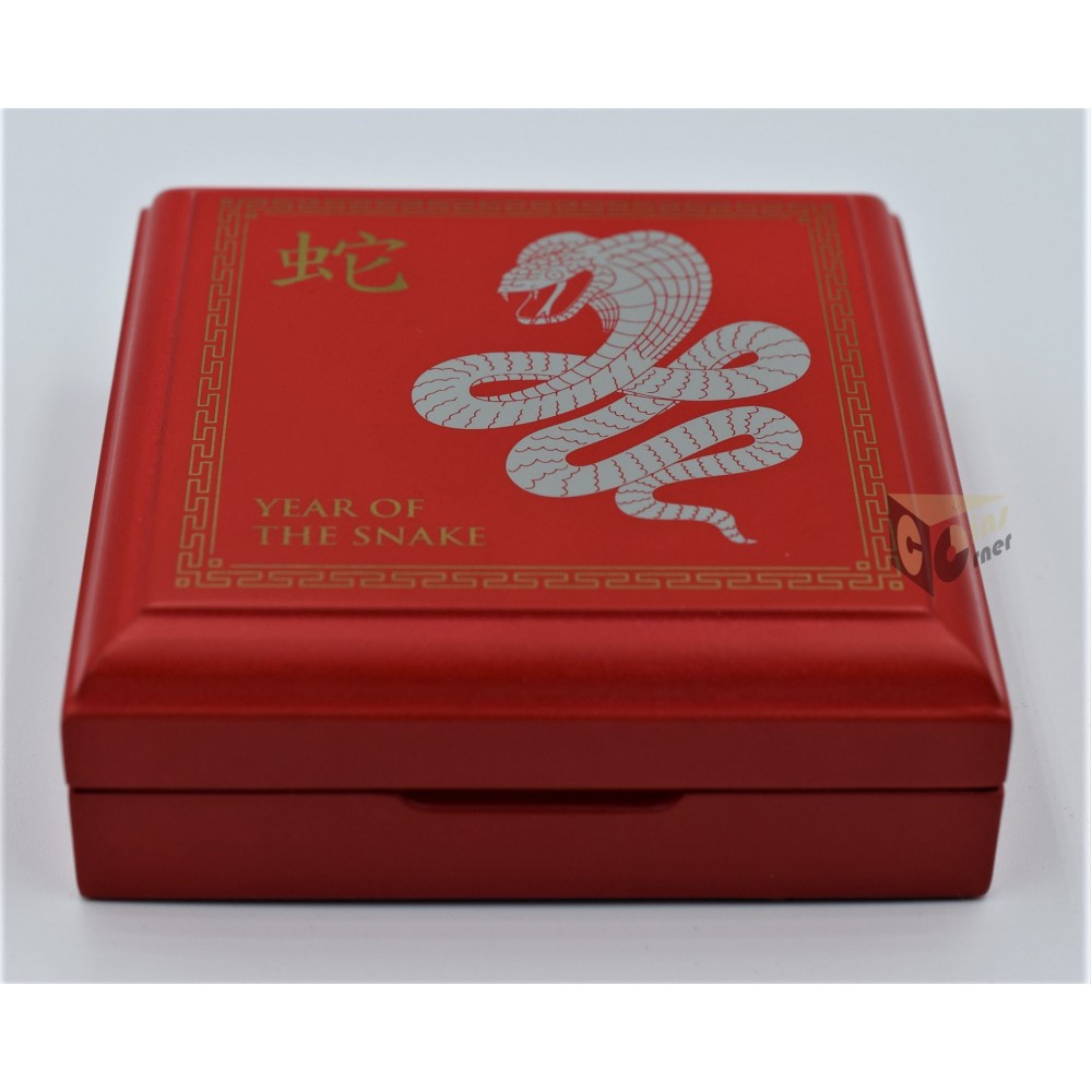 Year of the Snake 1 Oz Proof Ultra High Relief - 2013 Palau