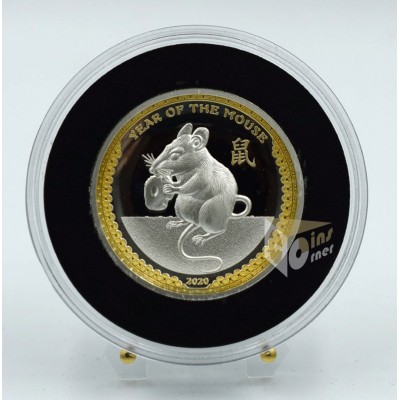 Year of the Mouse 1 Oz Proof Ultra High Relief - 2020 Palau