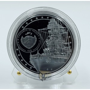 USS Arizona by Miles Standish 2 Oz Black Proof High Relief - 2021 Palau