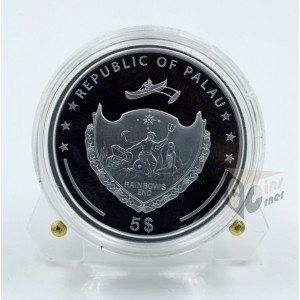 1001 Nights Magic Lamp 1 Oz Black Proof 3D High Relief - 2021 Palau