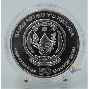 African Rhino - African Wildlife 1 Oz - 2012 Rwanda