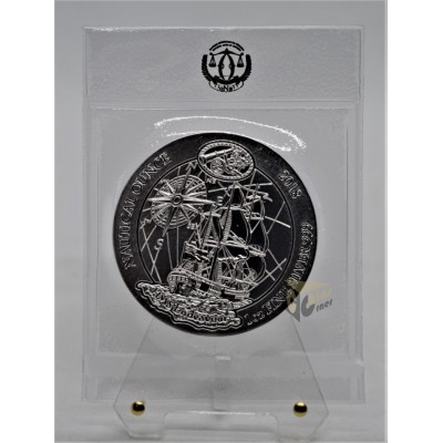 The HMS Endeavour - Nautical Ounce  1 Oz  - 2018 Rwanda