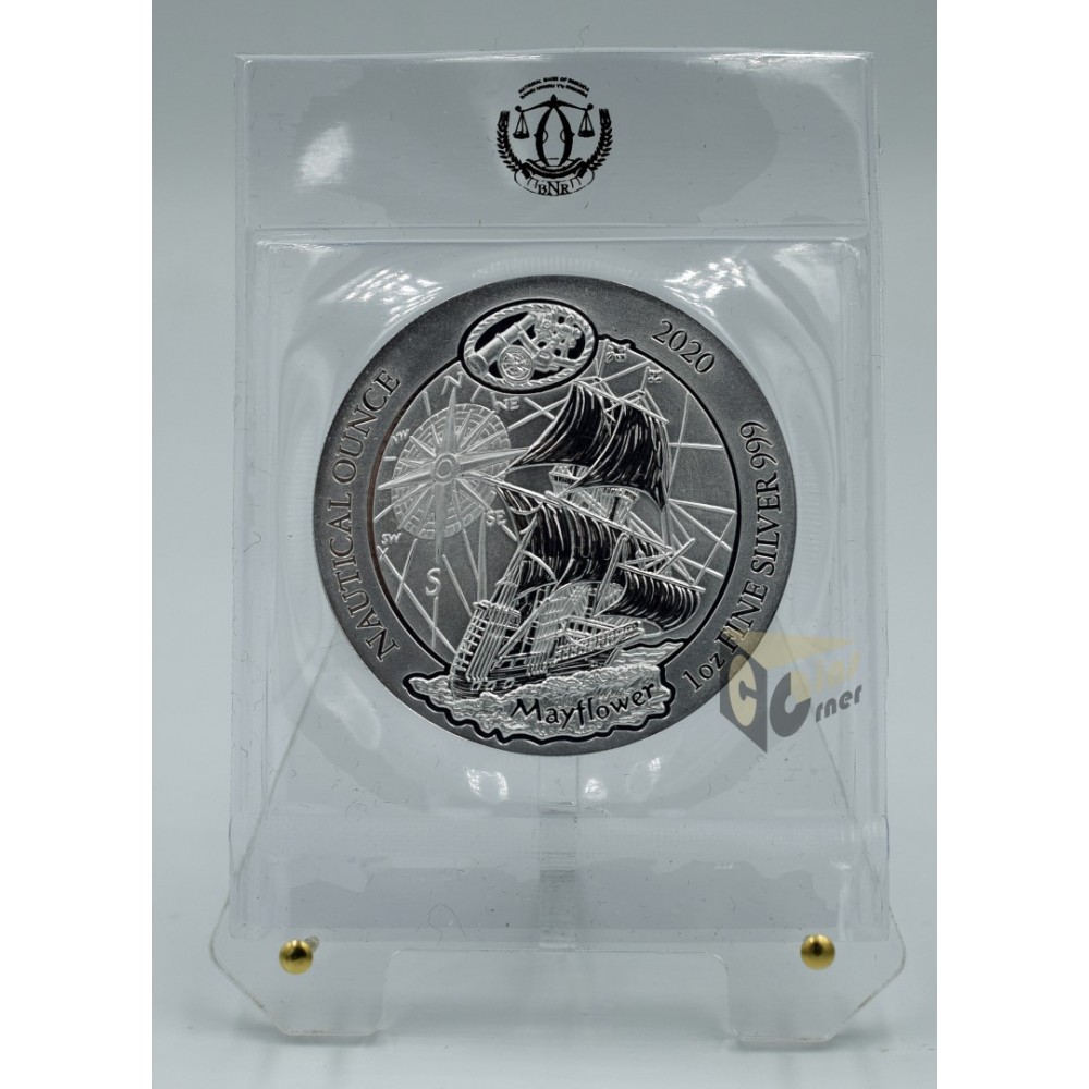 The Mayflower - Nautical Ounce  1 Oz  - 2020 Rwanda