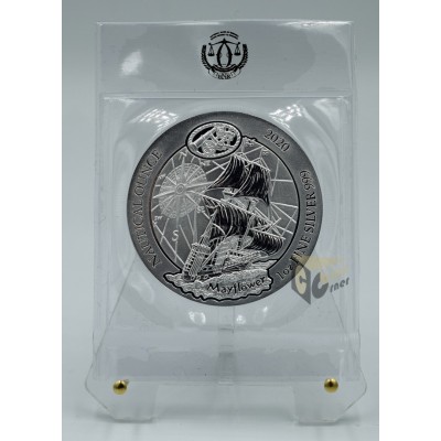 The Mayflower - Nautical Ounce  1 Oz  - 2020 Rwanda
