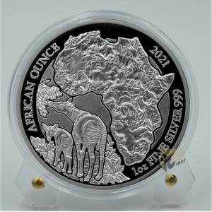 Okapi - African Wildlife 1 Oz Proof - 2021 Rwanda