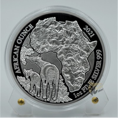 Okapi - African Wildlife 1 Oz Proof - 2021 Rwanda