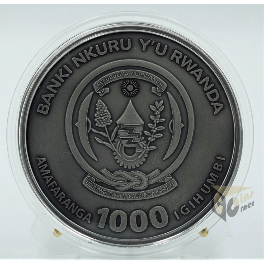 The Sedov - Nautical Ounce 3 Oz Antique High Relif - 2021 Rwanda