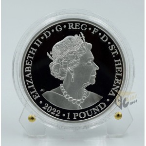 Saint Helena 2022 Hera and the Peacocks Goddess Series 1 Oz Silver Proof Coin
