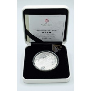 Saint Helena 2022 Hera and the Peacocks Goddess Series 1 Oz Silver Proof Coin