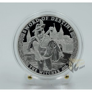  Cameroon 2024 Sword of Destiny - The Witcher Book Series - 1 oz Silver Coin