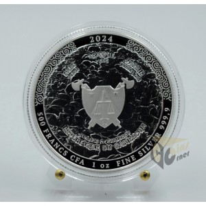  Cameroon 2024 Sword of Destiny - The Witcher Book Series - 1 oz Silver Coin