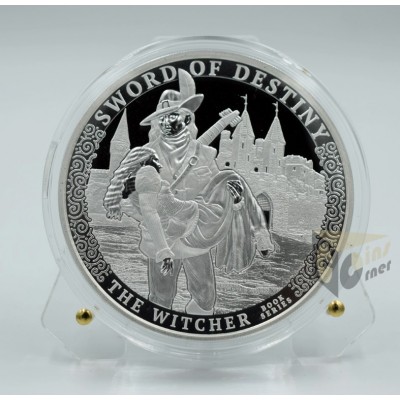  Cameroon 2024 Sword of Destiny - The Witcher Book Series - 2 oz Silver Coin