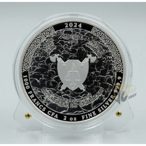  Cameroon 2024 Sword of Destiny - The Witcher Book Series - 2 oz Silver Coin