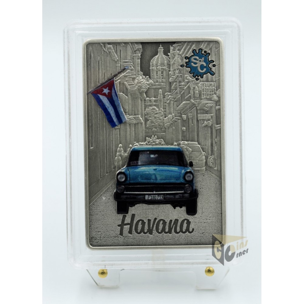 Havana Splash of Colour 2 Oz Antique Finish Bar - 2021 Samoa