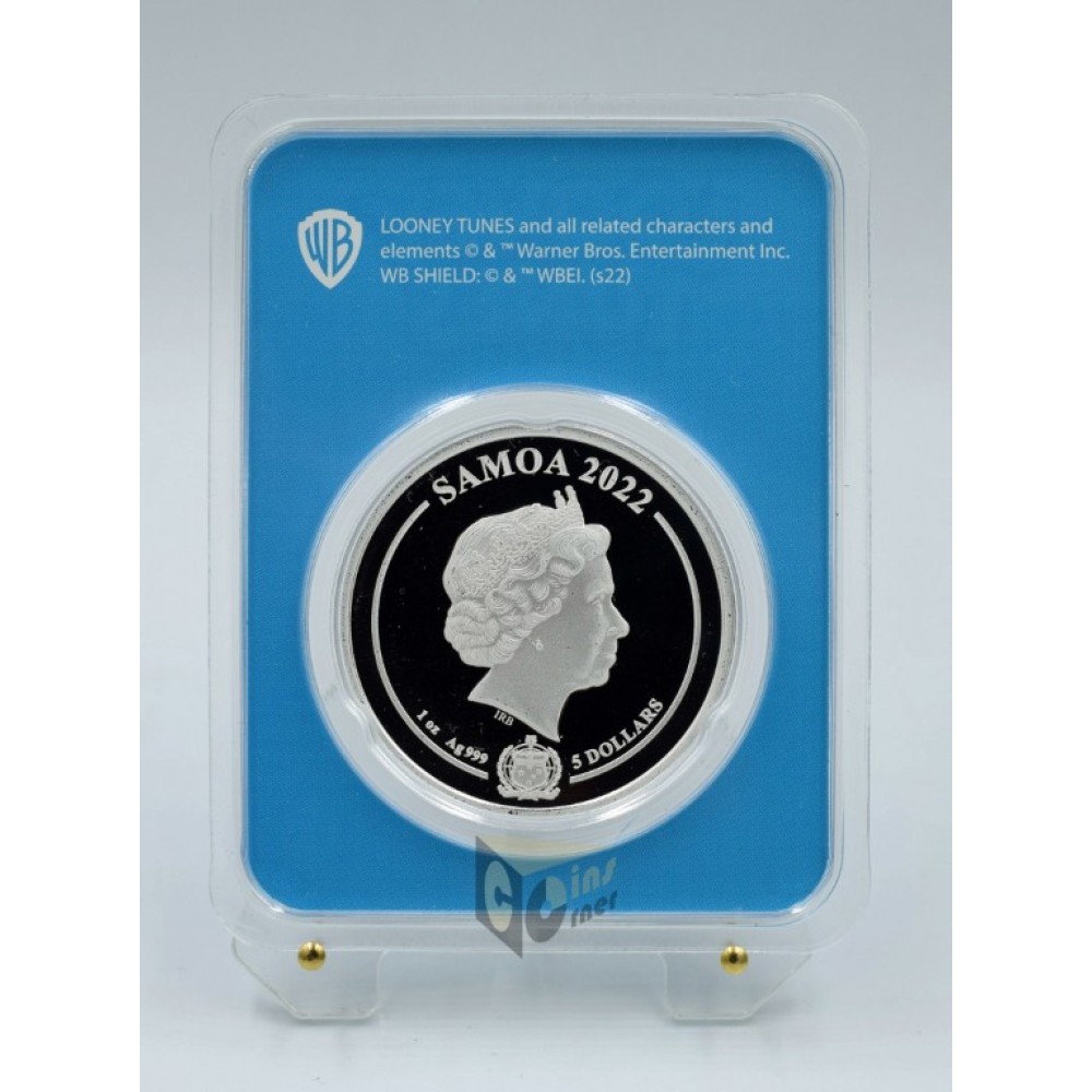 Samoa 2022 Bugs Bunny Looney Tunes 1 Oz in Blister