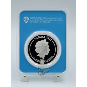 Samoa 2022 Bugs Bunny Looney Tunes 1 Oz in Blister