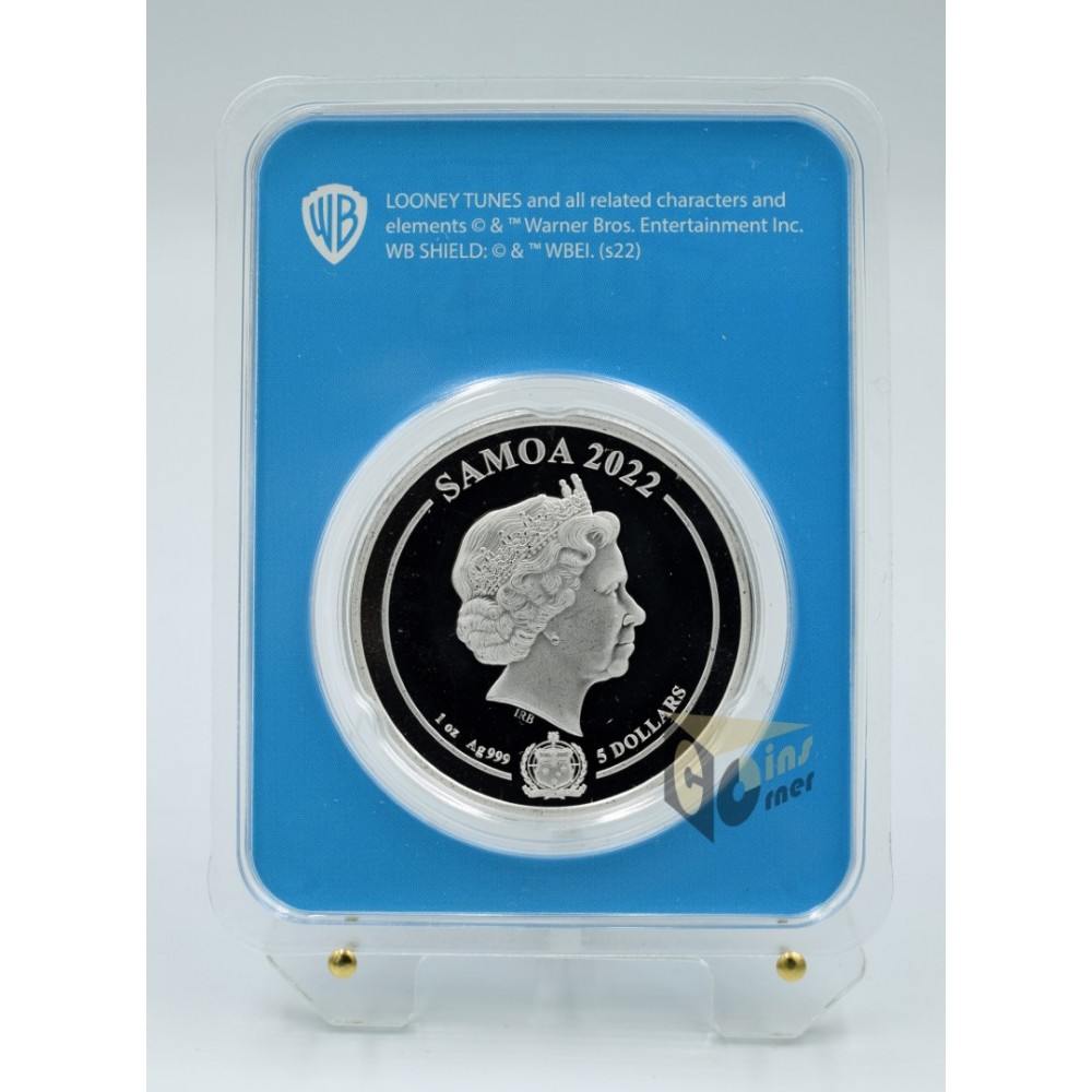 Daffy Duck - Looney Tunes 1 Oz Colorized- 2022 Samoa