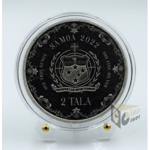 Mermaid Princess of the Sea 1 Oz Antique Finish - 2022 Samoa