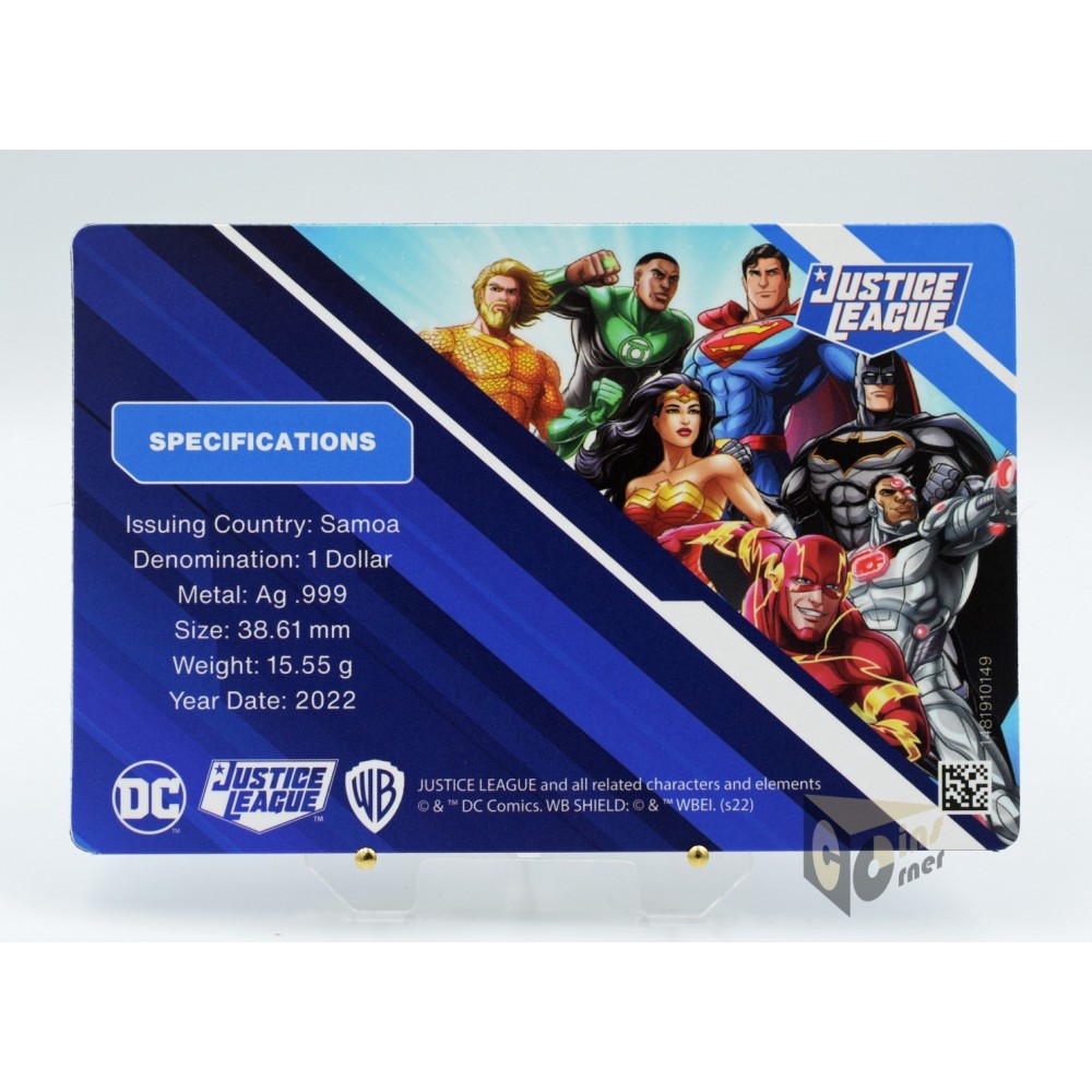 Shazam Justice League 1/2 Oz - 2022 Samoa