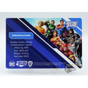 Shazam Justice League 1/2 Oz - 2022 Samoa
