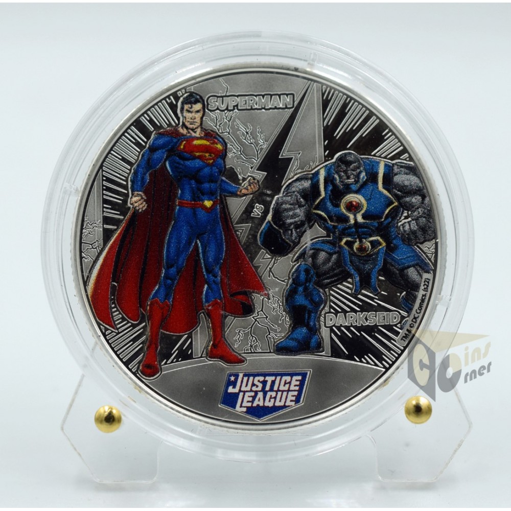 Superman vs Darkseid Justice League 1/2 Oz - 2022 Samoa