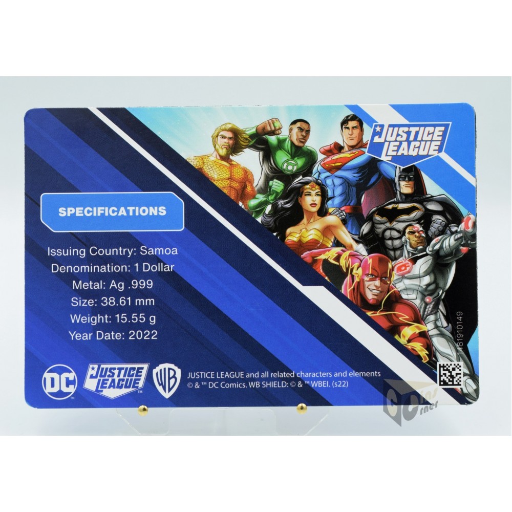 Superman vs Darkseid Justice League 1/2 Oz - 2022 Samoa