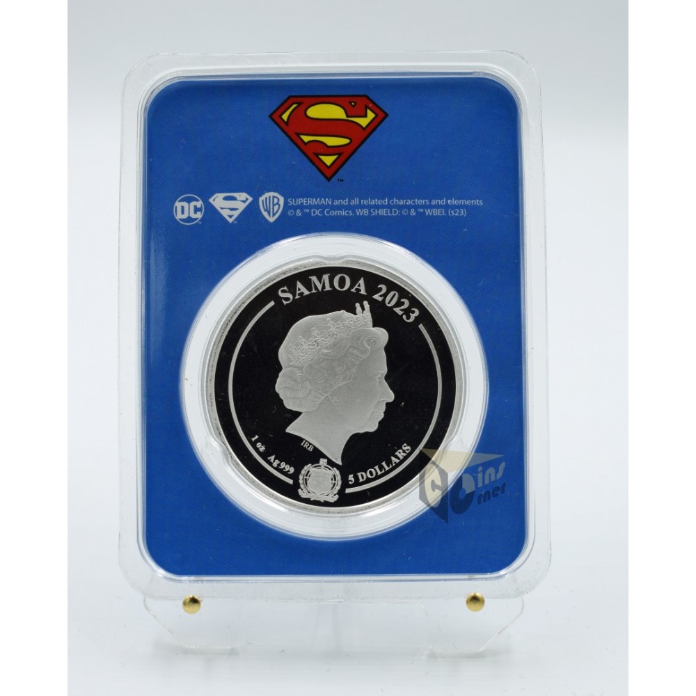 Superman DC Comics 1 Oz Colorized - 2023 Samoa