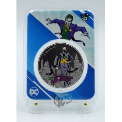 Samoa 2024 The Joker DC Comics Villains 1 Oz Silver Coin - Colorized Edition