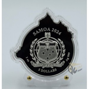Samoa 2024 Chandra Magic the Gathering Pyromancer 1 Oz Silver Colorized Proof Coin