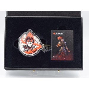 Samoa 2024 Chandra Magic the Gathering Pyromancer 1 Oz Silver Colorized Proof Coin