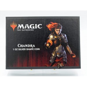 Samoa 2024 Chandra Magic the Gathering Pyromancer 1 Oz Silver Colorized Proof Coin
