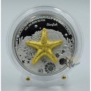 Samoa 2024 Golden Sea Animals Collection 3 x 1 Oz Silver 3D Proof Coin