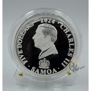 Samoa 2024 Golden Sea Animals Collection 3 x 1 Oz Silver 3D Proof Coin