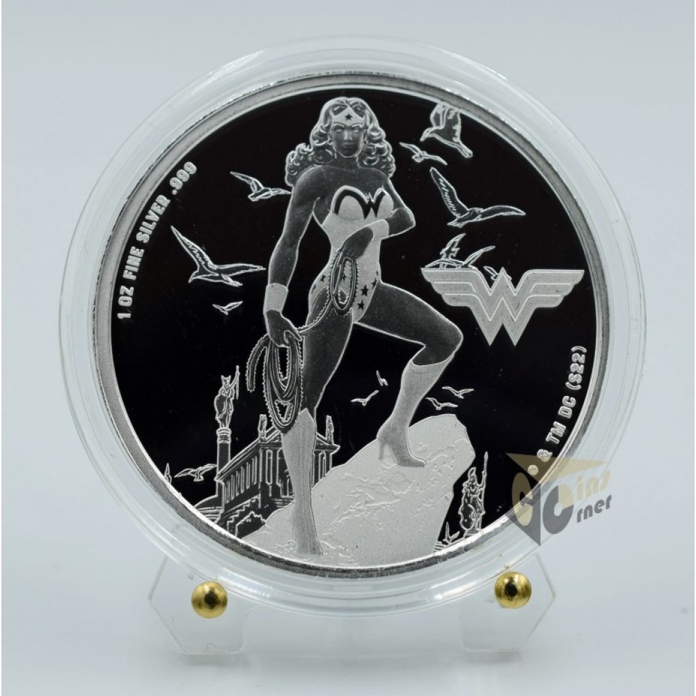 Samoa 2024 Wonder Woman 1 Oz Silver Proof Coin