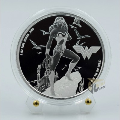 Samoa 2024 Wonder Woman 1 Oz Silver Proof Coin