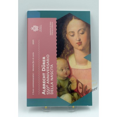 San Marino 2021 - 2 Euro Coincard 550th Anniversary of the Birth of Albrecht Dürer
