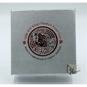 The Year of the Mouse  2 Oz Piedfort Proof - 1996 Singapore