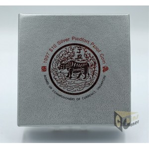 The Year of the Ox  2 Oz Piedfort Proof - 1997 Singapore