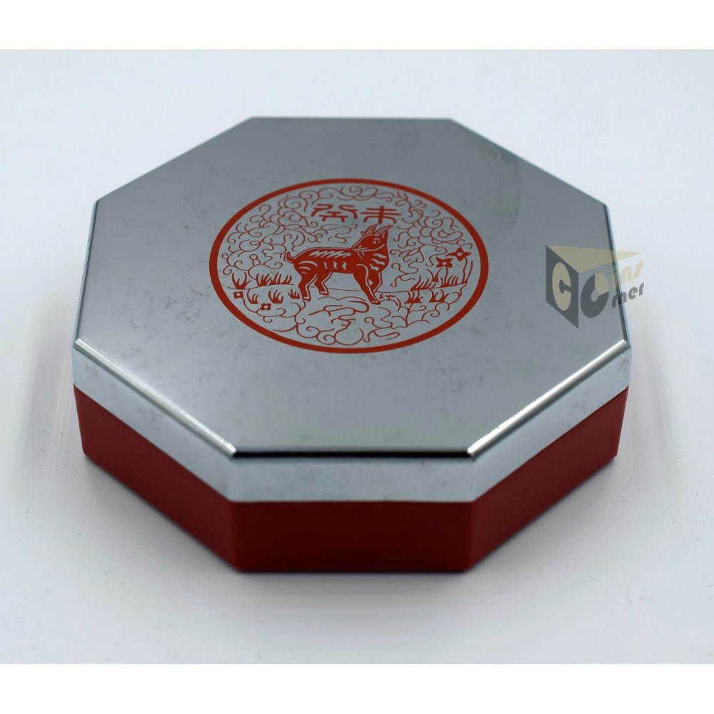 The Year of the Goat 2 Oz Piedfort Proof - 2003 Singapore