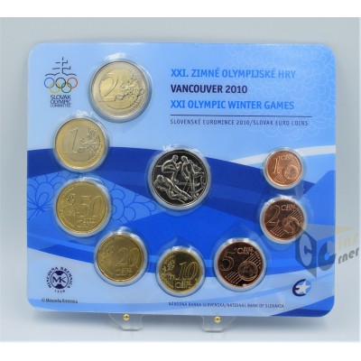 Slovakia 2010 - FDC Euro Set Vancouver XXI Winter Olympic Games