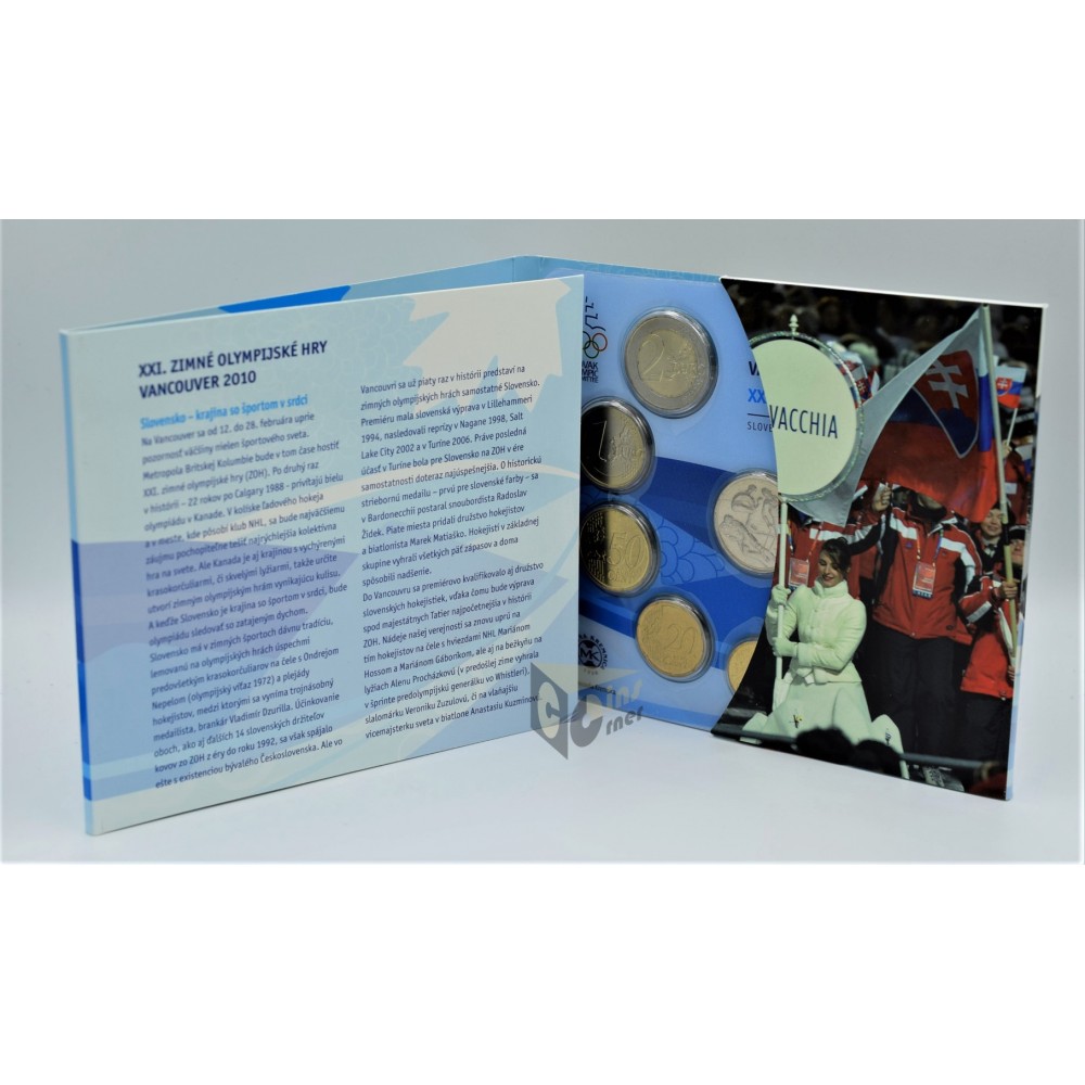 Slovakia 2010 - FDC Euro Set Vancouver XXI Winter Olympic Games