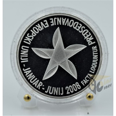 European Union Presidency - Silver Proof - 2008 Slovenia 