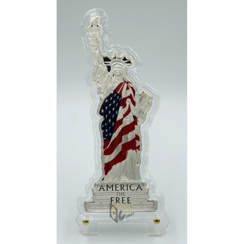 Statue of Liberty America the Free 2oz Proof- 2022 Solomon Islands