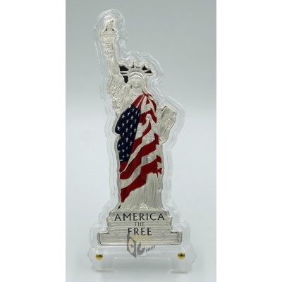 Statue of Liberty America the Free 2oz Proof- 2022 Solomon Islands