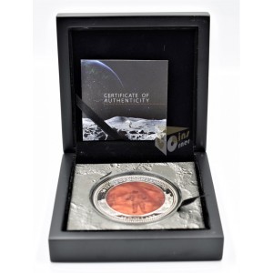 Moon Landing 50th Anniversary Mother of Pearl 5 Oz Proof- 2019 Solomon Islands